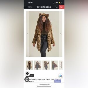 SpiritHoods Faux Fur Jaguar Coat (Sold Out)